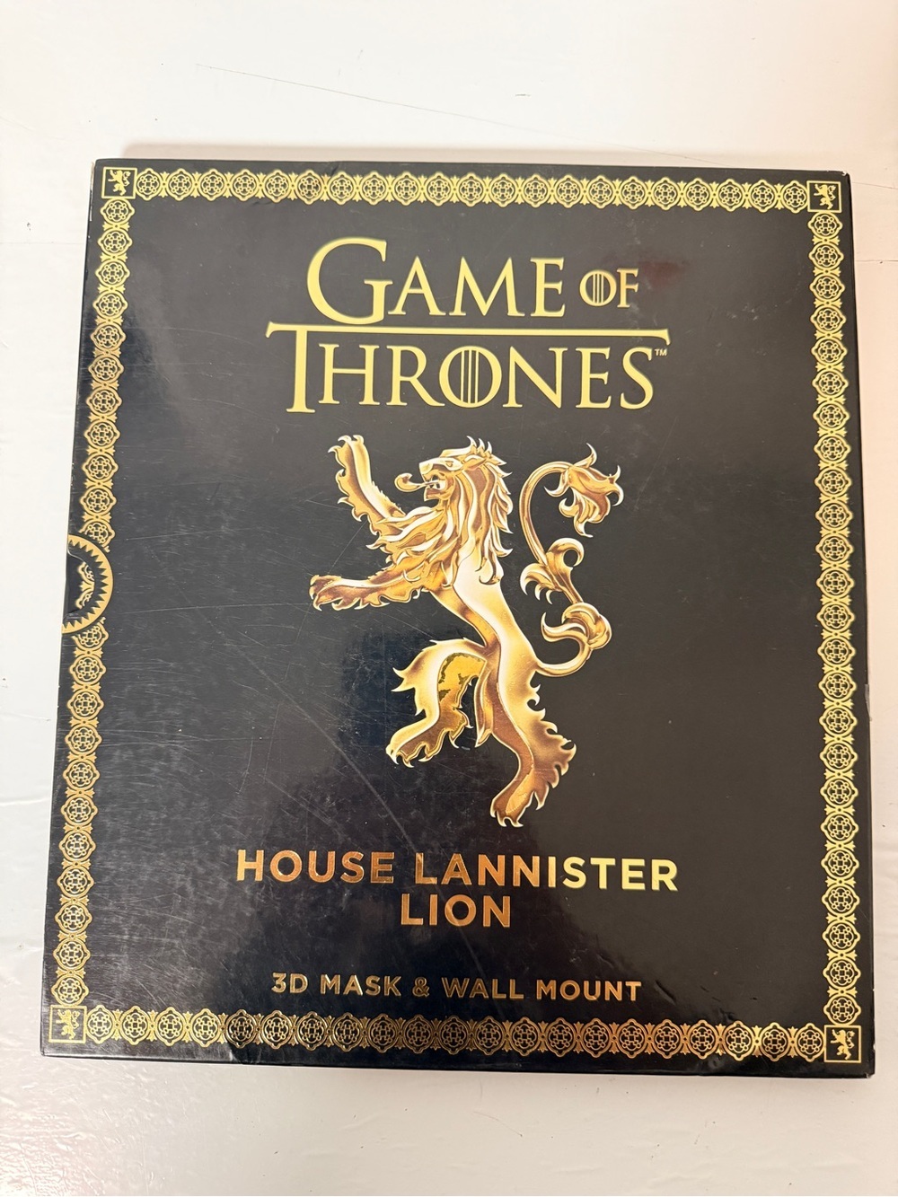 Game of Thrones House Lannister 3D Lion Mask Wall Mount Kit Wintercroft